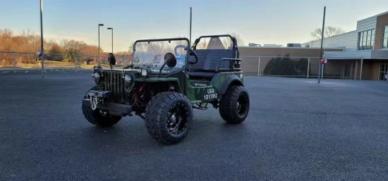 150-cm³-Benzin-Mini-Jeep mit großen ATV-Reifen